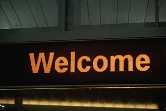 welcome sign. Date : 2007