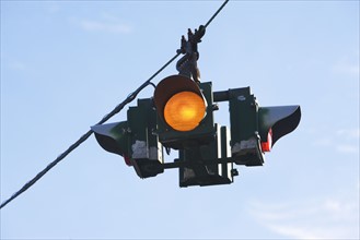 Close up of traffic light. Date : 2007
