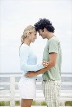 Couple smiling at each other. Date : 2007