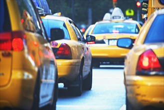 taxis in New York City. Date : 2007