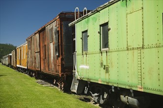 Abandoned freight train. Date : 2007