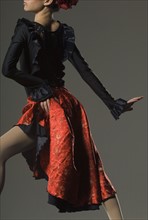 Female flamenco dancer posing. Date : 2007