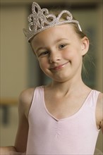 Girl wearing tiara. Date : 2007