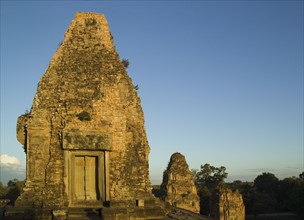 Ancient Temple Angkor Wat Cambodia Khmer Preah Rup. Date : 2006