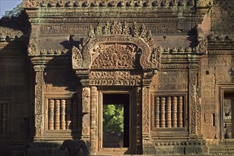 Ancient Temple Angkor Wat Banteay Srei Cambodia Khmer. Date : 2006