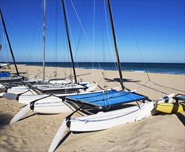 boats on a beach. Date : 2008
