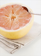 Close up of grapefruit. Date : 2008