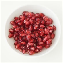 Close up of pomegranate seeds. Date : 2008
