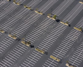 aerial view of parking lot, spaces. Date : 2008