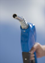 Close up of gas pump.