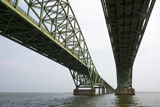 Identical steel bridges . Date : 2008