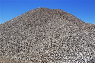 Pile of gravel. Date : 2008