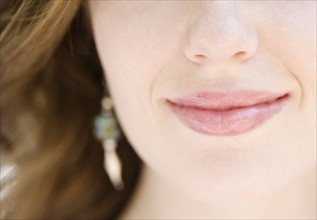 Close up of woman’s lips. Date : 2008