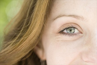 Close up of woman’s eye. Date : 2008