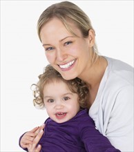 Portrait of mother and daughter. Date : 2008