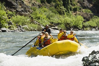 Group whitewater rafting. Date : 2008