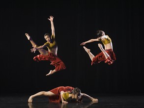 Modern dance troupe. Date : 2008