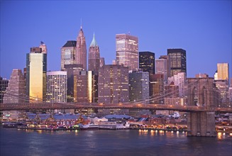 New York City skyline. Date: 2008