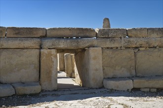 Hagar Qim, Megalithic temple, Malta.