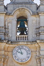 Bell tower of Mdina Cathedral, Malta.
