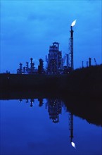 Oil refinery in Baytown, Texas. Date: 2008