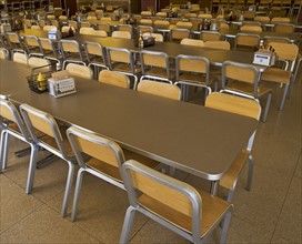 Empty cafeteria. Date: 2008