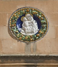 Madonna and child house plaque, Mdina, Malta.
