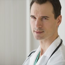 Close up of male doctor.