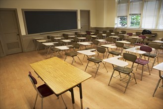 Empty classroom. Date: 2008