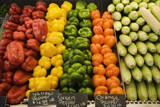 Rows of fresh produce. Photographe : Hill Street Studios