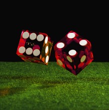 Rolling dice. Photographe : Joe Clark