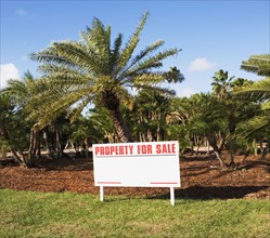 Property for sale sign. Photographe : fotog