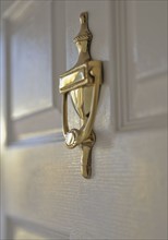 Close up of door knocker.