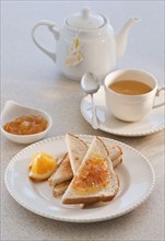 toast with marmalade.