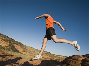 A runner at Red Rock