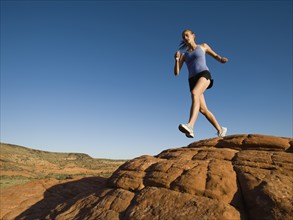 A runner at Red Rock