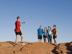 Runners at Red Rock taking a break