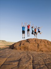 Runners at Red Rock taking a break