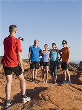 Runners at Red Rock taking a break