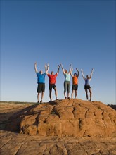 Runners at Red Rock taking a break