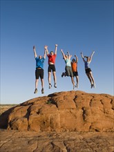 Runners at Red Rock taking a break