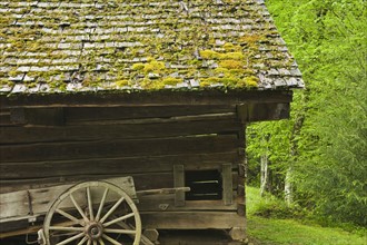 A building in Smoky Mountain National Park.