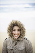 A woman at the beach