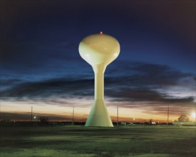 A water tower in Kansas