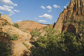 A person in the distance at Red Rock