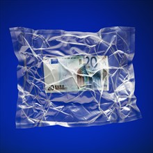 Shrink wrapped Euro