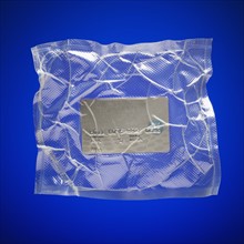 Shrink wrapped credit card