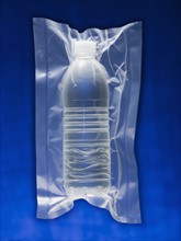 Shrink wrapped water bottle