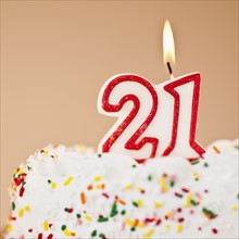 Birthday for twenty one years.