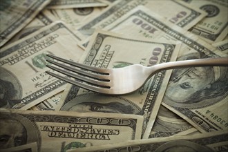 Fork and money